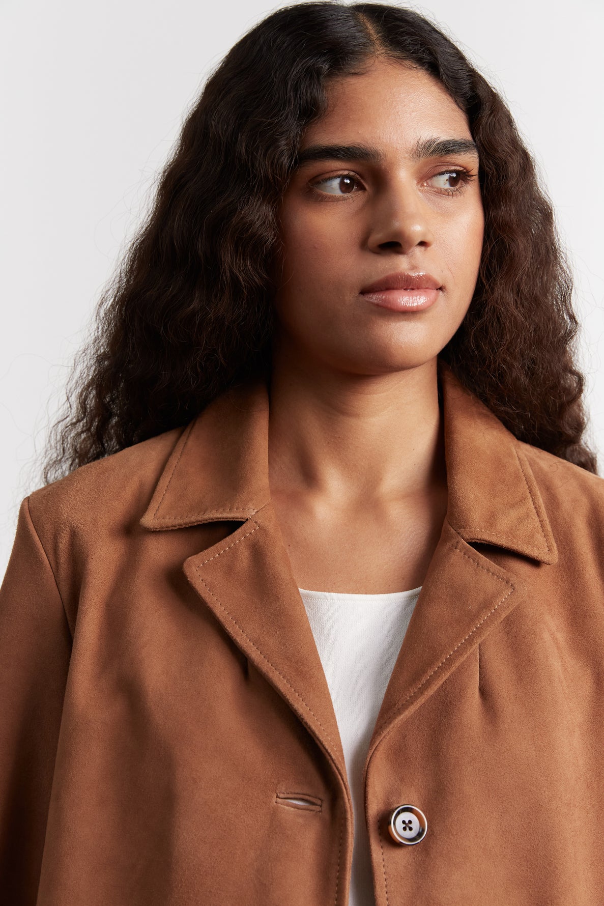 Suede short jacket - NACIA