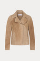 Veste en cuir velours - NADEGE
