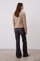 Veste en cuir velours - NADEGE