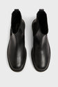 Boots biker en cuir lisse - RYAN