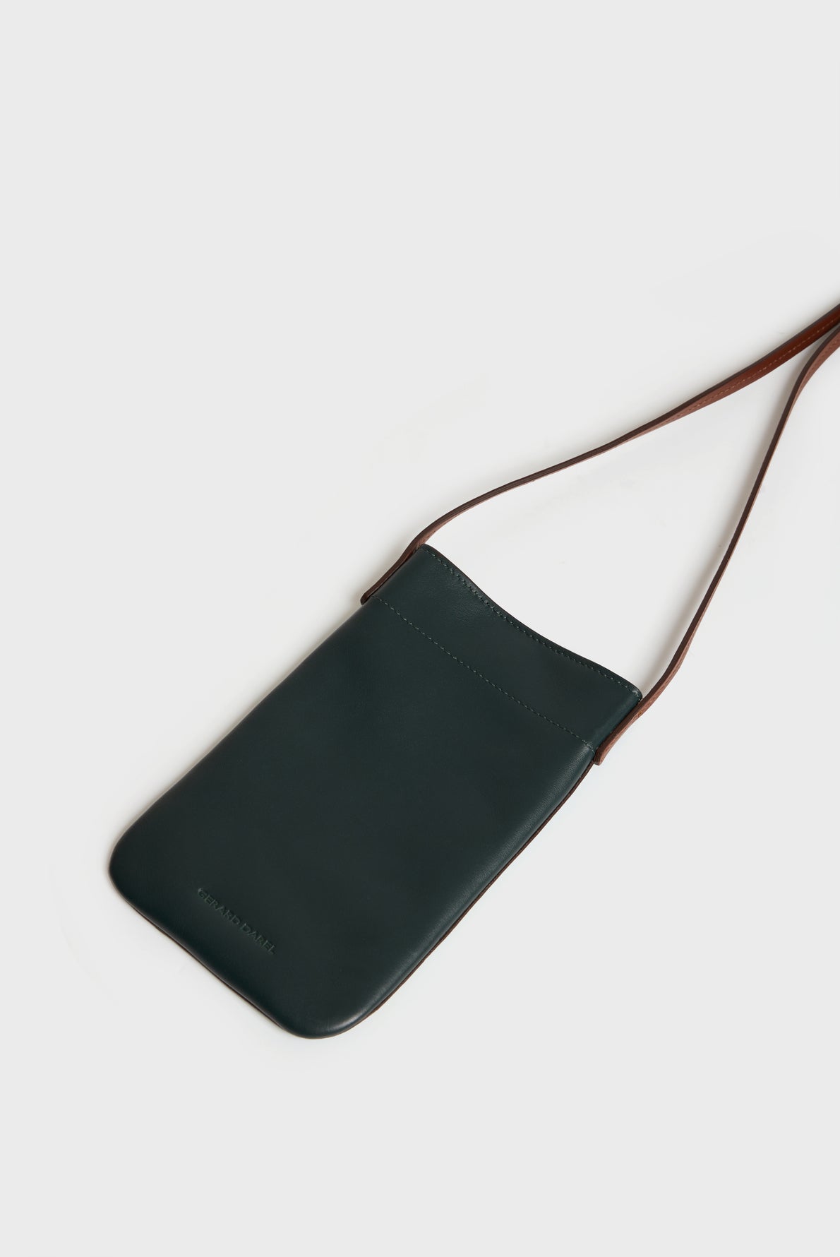 Phoneholder in plain leather - LADYPHONE