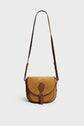 Saddle bag in suede leather - GYPSY
