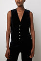 Gilet de tailleur en velours lisse - NINA