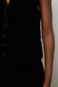 Gilet de tailleur en velours lisse - NINA