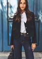 Veste en tweed et galons en lurex - JUDYE